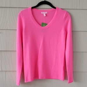 LILLY PULITZER  Diana Cashmere Pullover XS NWT